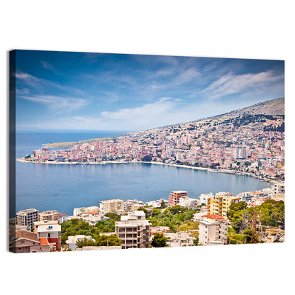 Saranda Bay Cityscape Wall Art
