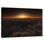 Sunset Over Cloud Sea Wall Art