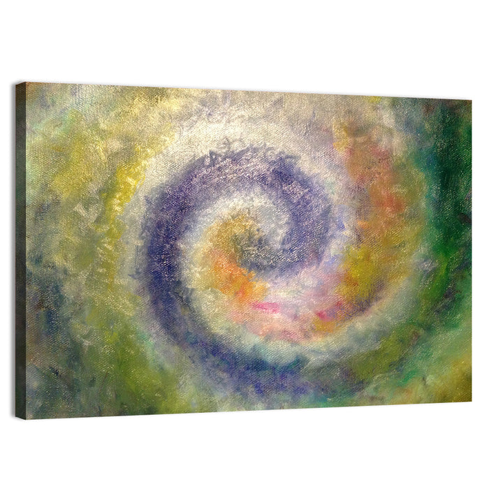 Spiral Golden Ratio Wall Art as a canvas print