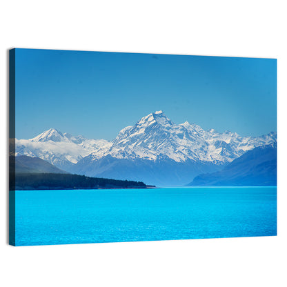 Aoraki Over Lake Pukaki Wall Art