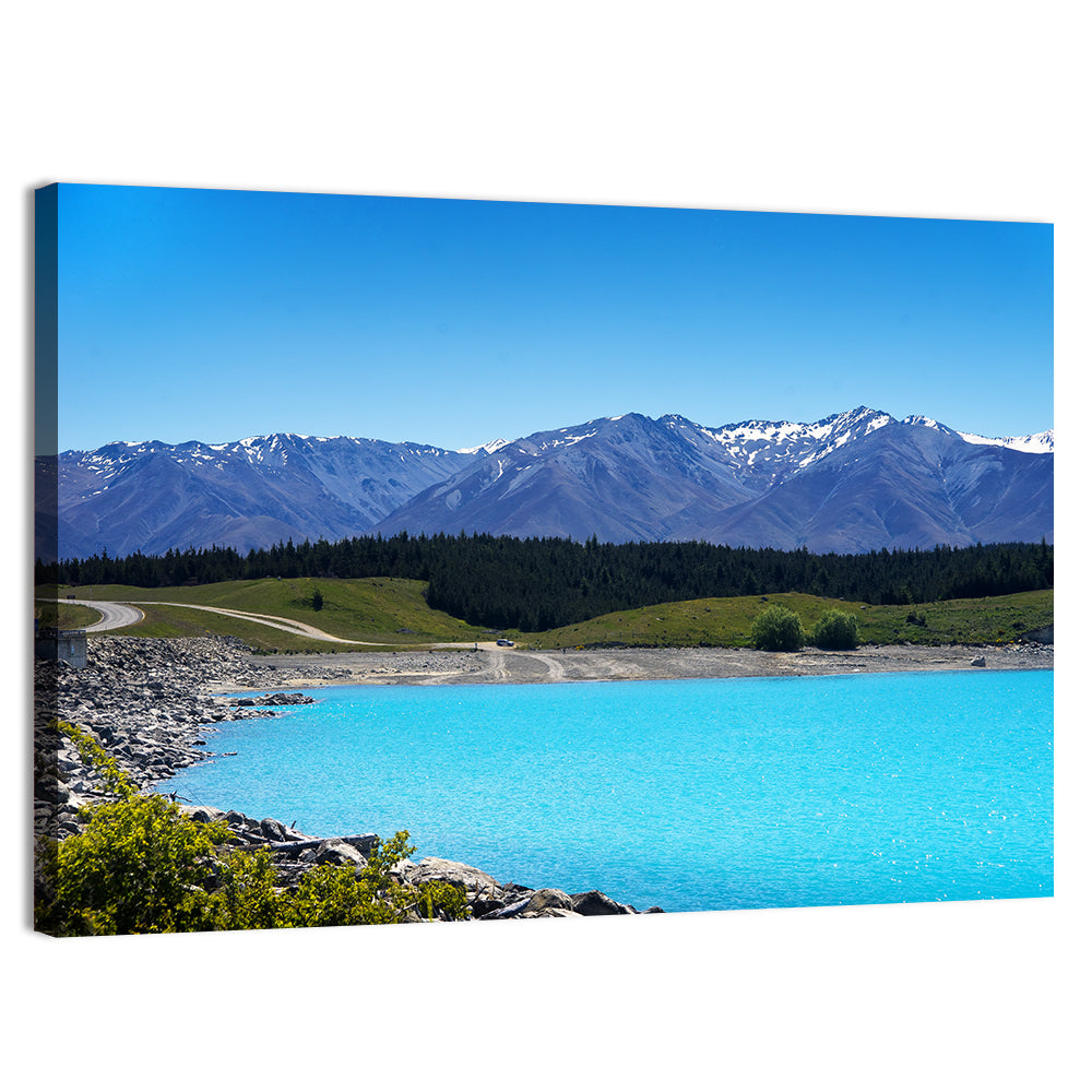 Lake Pukaki Turquoise View Wall Art