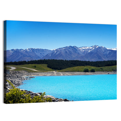 Lake Pukaki Turquoise View Wall Art