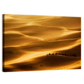 Golden Hour Camel Caravan Wall Art