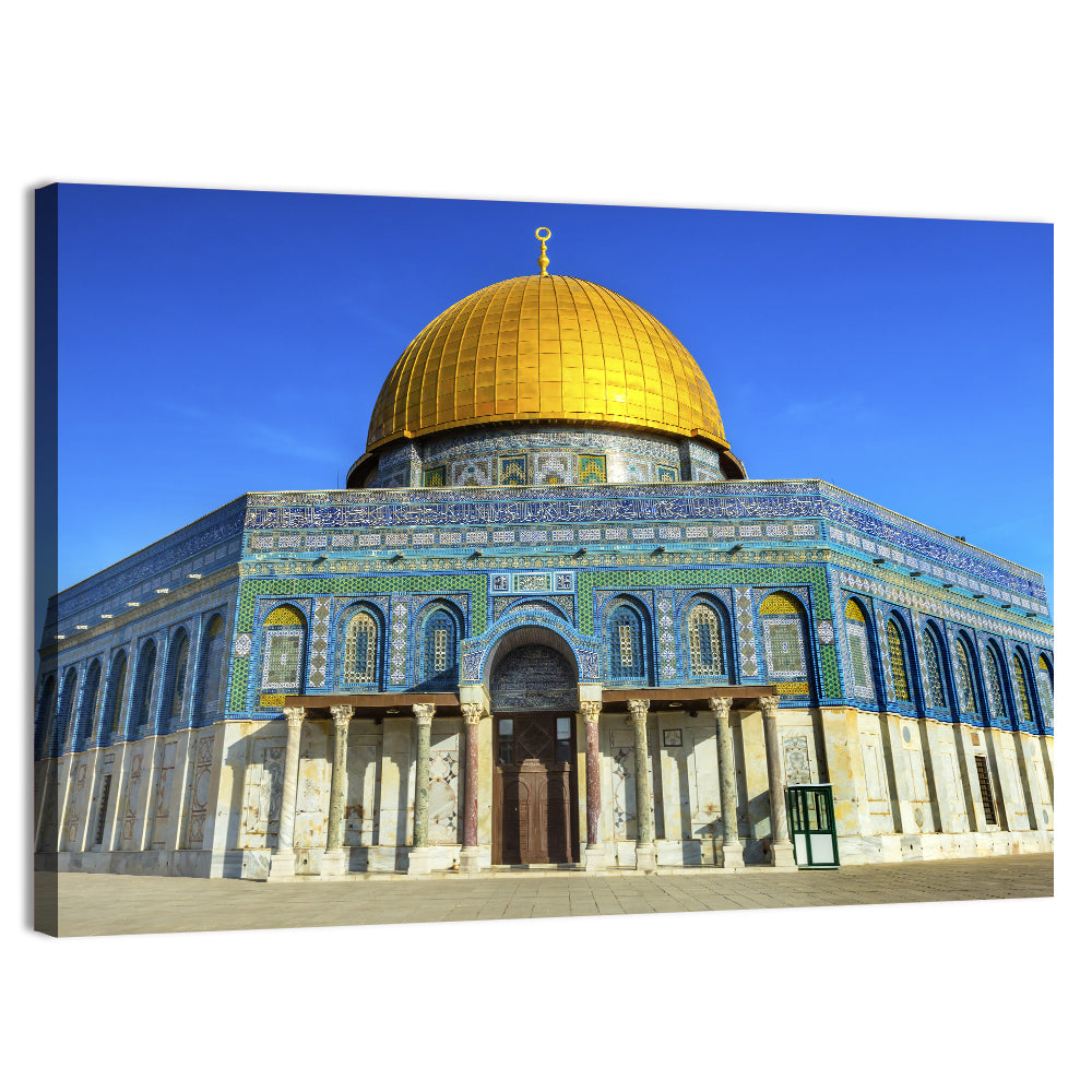 Dome of the Rock, Jerusalem Wall Art, canvas print, landscape