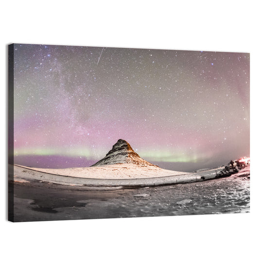 Aurora Over Kirkjufell Wall Art