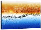 Data Transfer Wave Wall Art