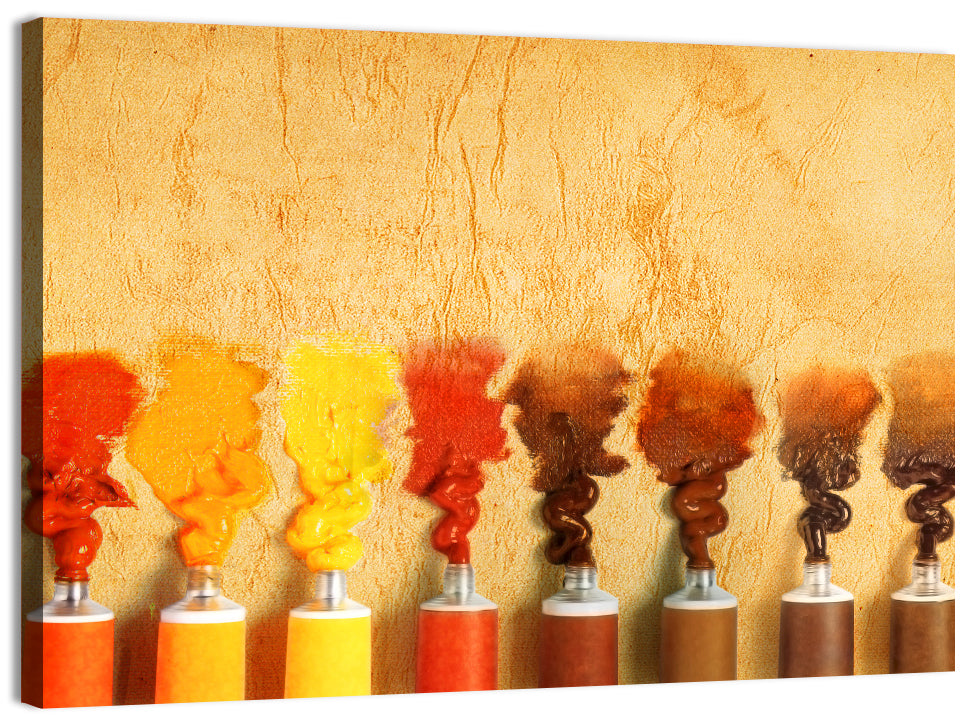 Impasto Paint Tubes Wall Art