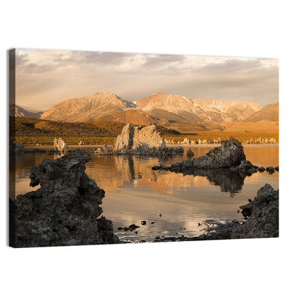 Mono Lake Tufa at Golden Hour Wall Art