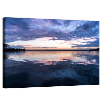 Lake Norman Sunset Reflection Wall Art