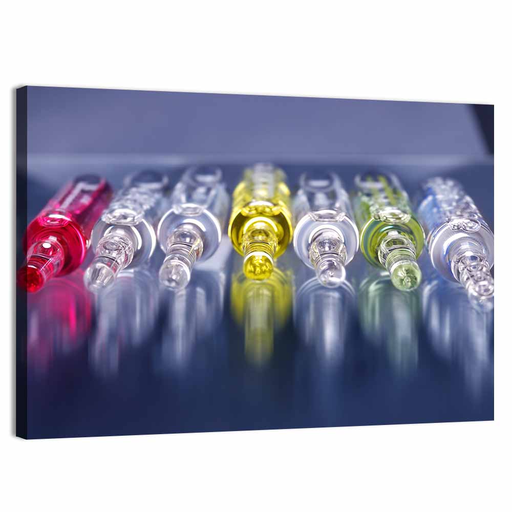 Influenza Vaccine Vials Wall Art