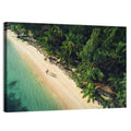 Dominica Beach Aerial, Late Afternoon Wall Art