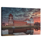 Mir Castle at Dusk Wall Art