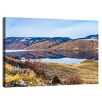 Kamloops Lake Mountain Reflection Wall Art