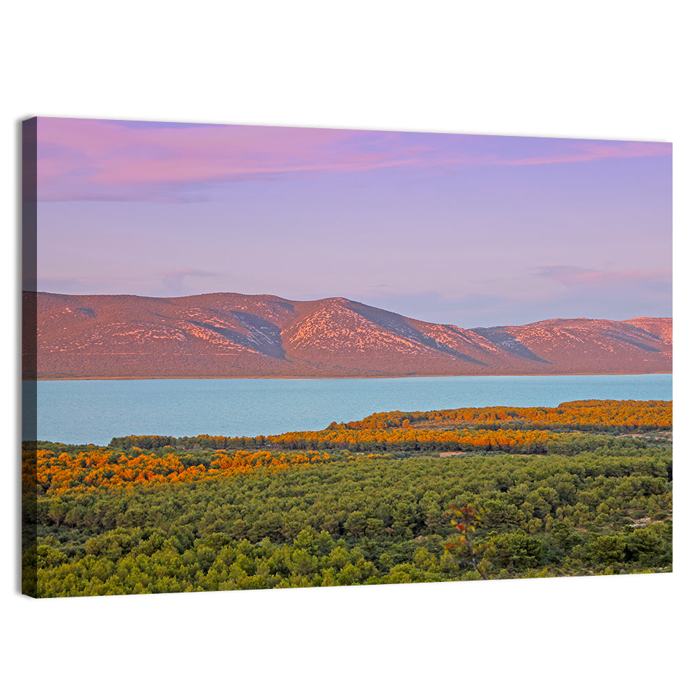 Lake Vrana Golden Hour Wall Art