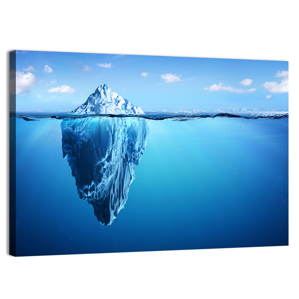 Split-level Iceberg Wall Art