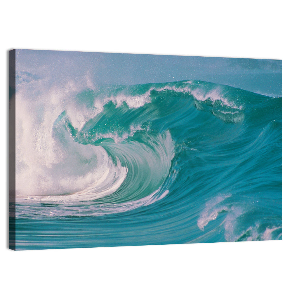 Breaking Barrel Wave Wall Art