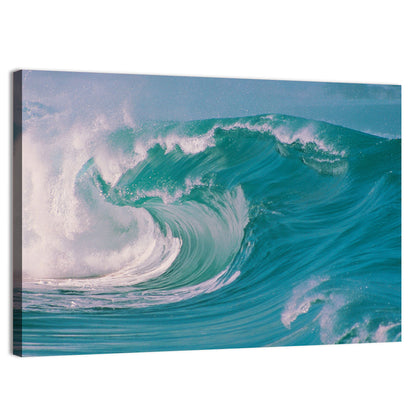 Breaking Barrel Wave Wall Art