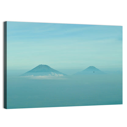 Sumbing and Sindoro Volcanoes Wall Art