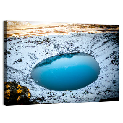 Kerid Crater Lake Wall Art
