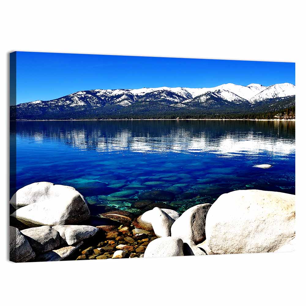 Blue Lake Tahoe Landscape Wall Art