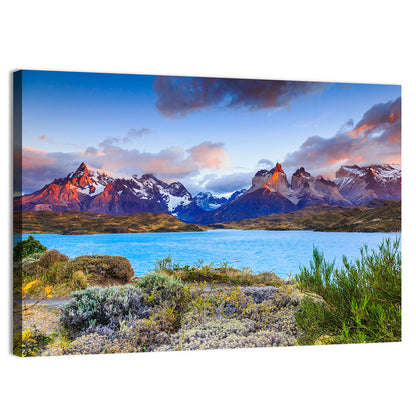 Lake Pehoe at Dawn Wall Art