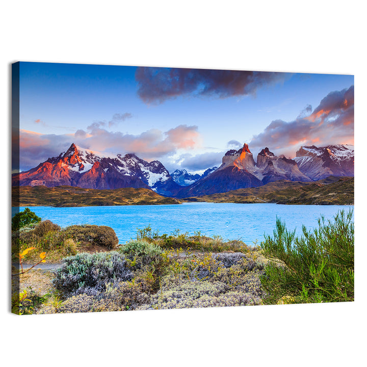 Lake Pehoe at Dawn Wall Art