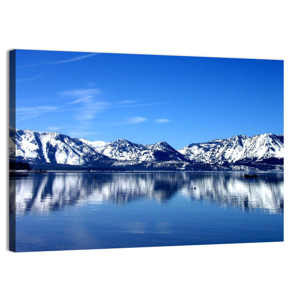 Lake Tahoe Mountain Reflection Wall Art