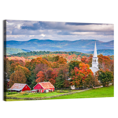 Peacham Autumn Pasture Wall Art