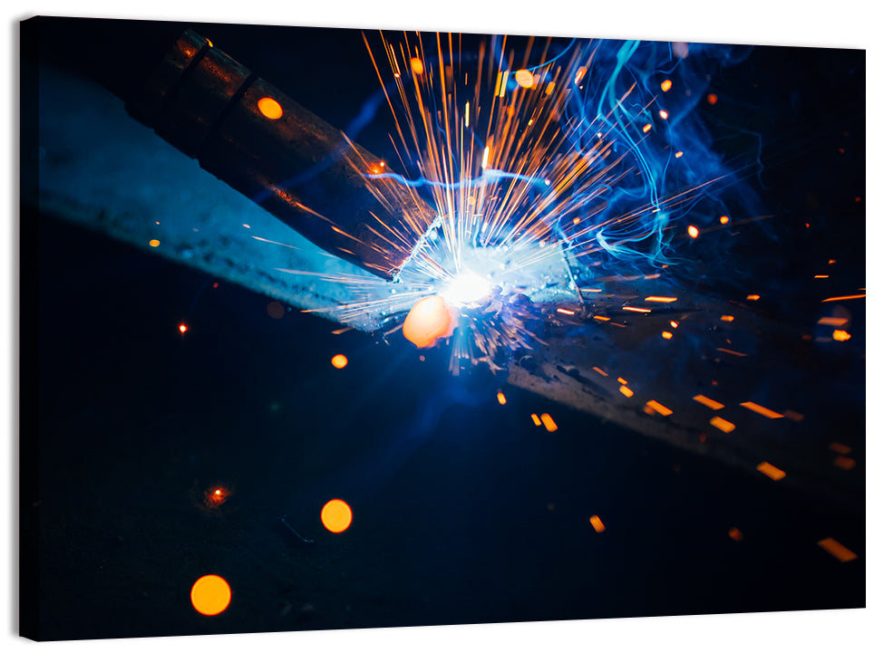 Molten Metal Sparks Wall Art