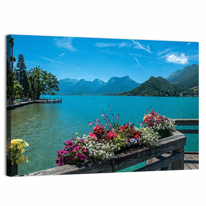 Annecy Lake & Village Talloires Wall Art