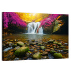 Phu Soi Dao Waterfall at Dusk Wall Art