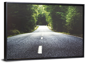 Summer Forest Road Wall Art