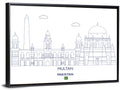 Multan Skyline with Shah Rukn-e-alam Wall Art