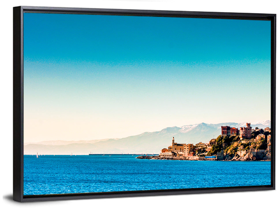 Genoa Coastal Seascape Wall Art