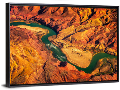 Aerial Colorado River Canyon Wall Art