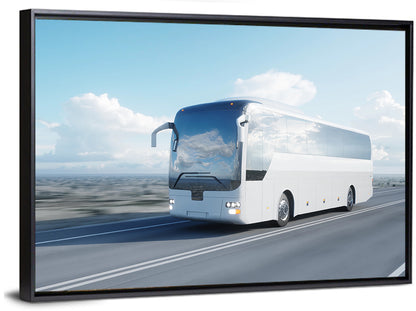 Desert Highway Tour Bus Wall Art