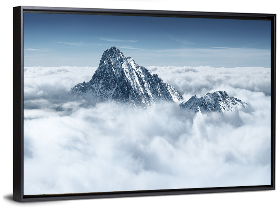 Peaks Above Clouds Wall Art
