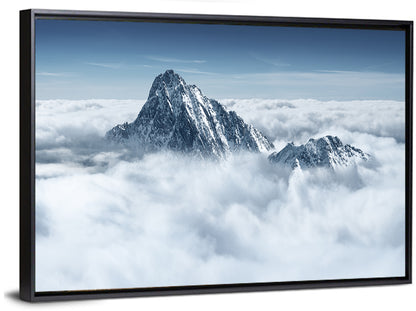 Peaks Above Clouds Wall Art