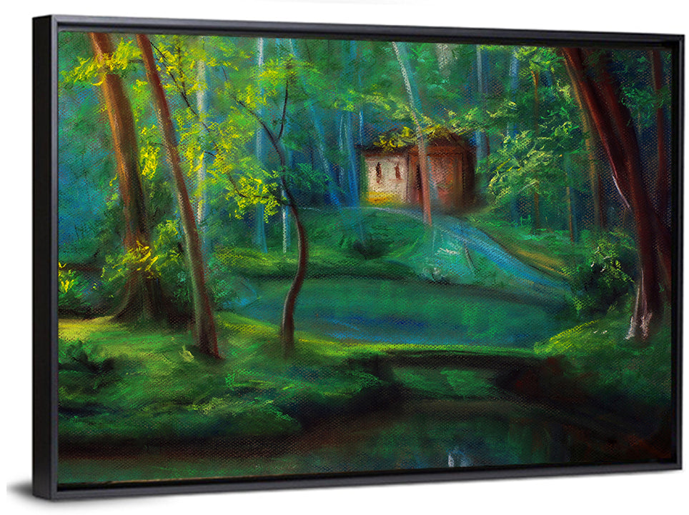 Woodland Fairy Cottage Wall Art