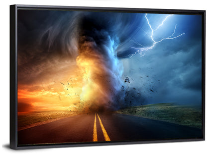 Road to a Twisting Tornado Wall Art