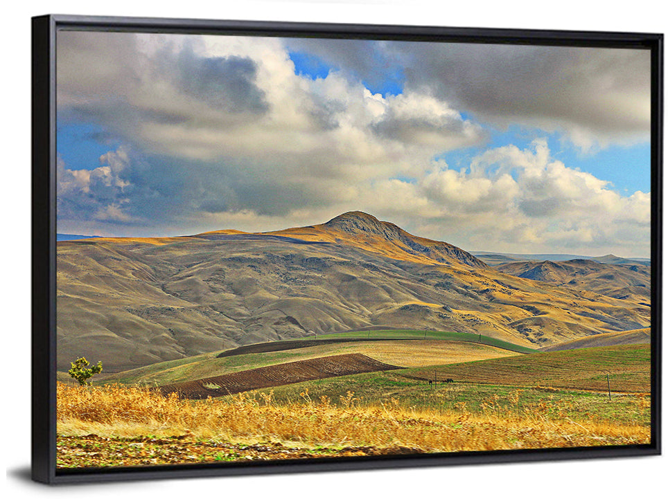 Shamakhi Valley Harvest Fields Wall Art