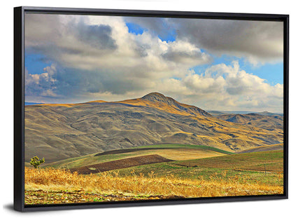 Shamakhi Valley Harvest Fields Wall Art