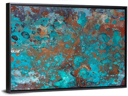 Oxidized Metal Abstract Texture Wall Art