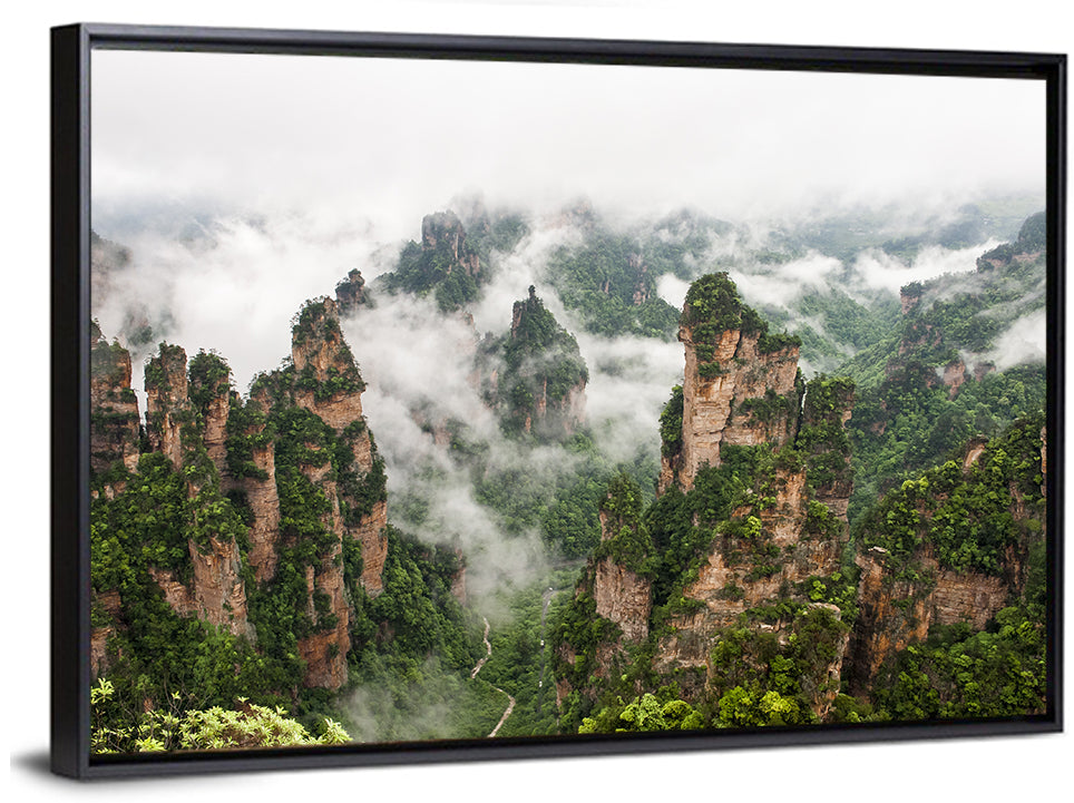 Zhangjiajie Sandstone Pillars Wall Art