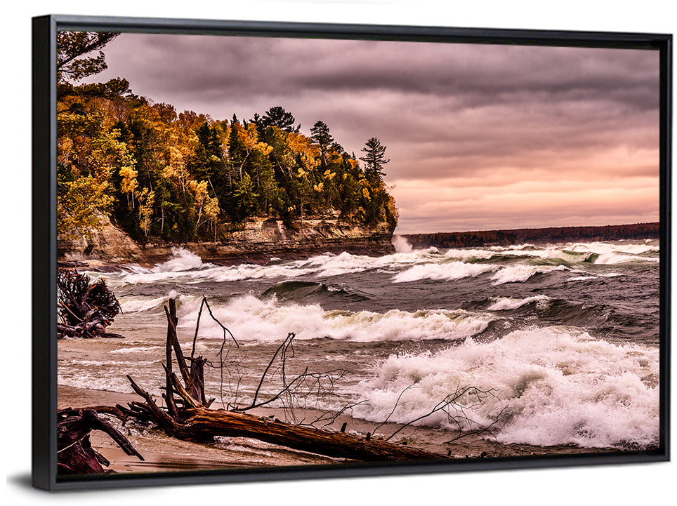 Stormy Michigan Lakeshore Wall Art