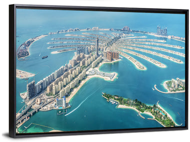 Palm Jumeirah Aerial View Wall Art