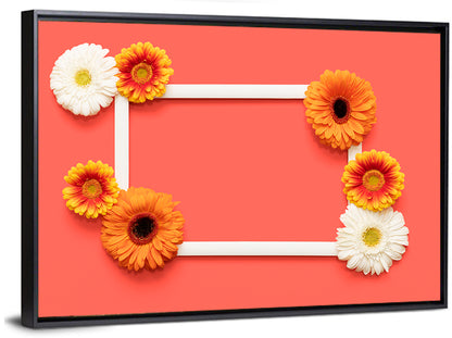 Handwritten Gerbera Greeting Wall Art