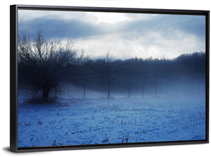 Snowy Italian Countryside Wall Art