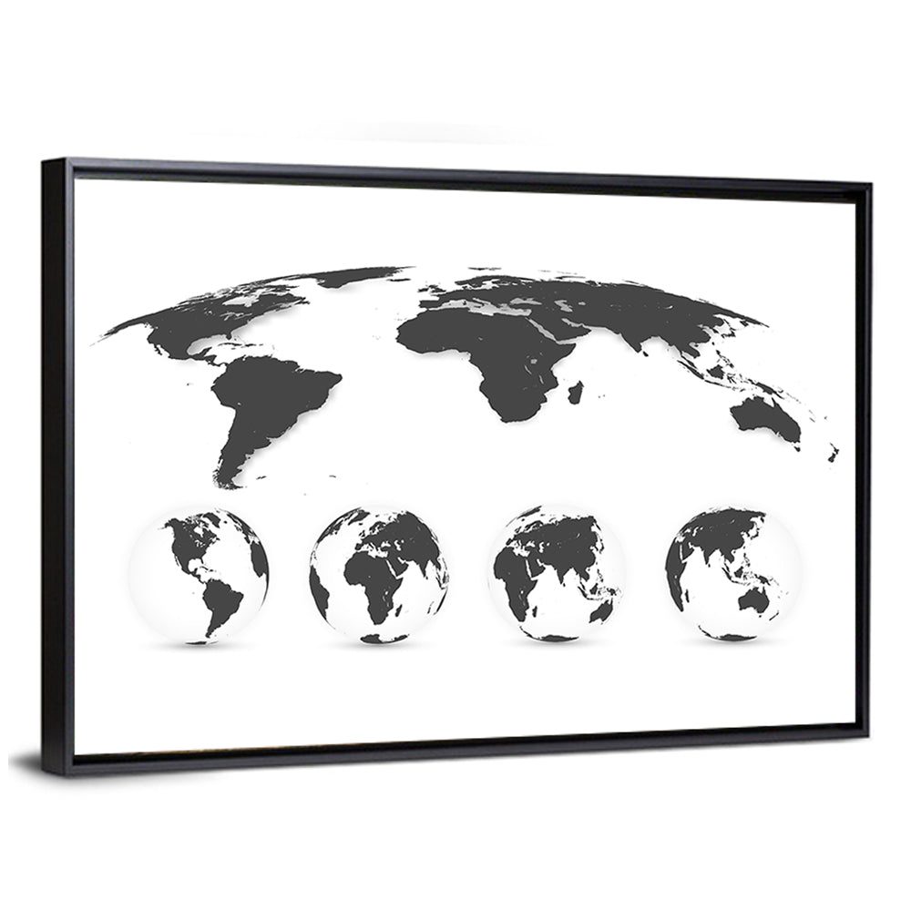 World Map & Globes Wall Art