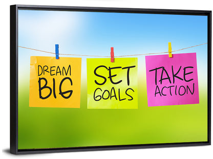 Dream Big Sticky Note Trio Wall Art
